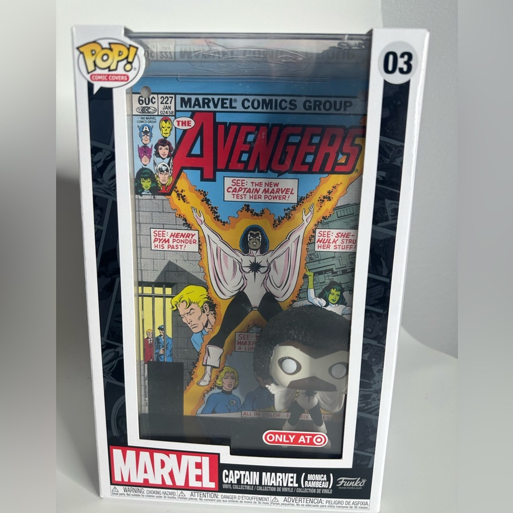 Funko Pop! Comic Covers Marvel #03 Captain Marvel Monica Rambeau